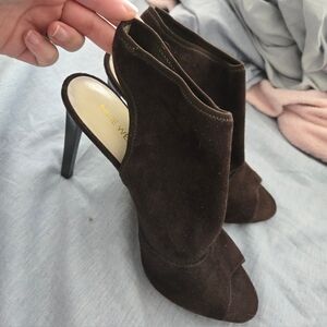 Nine West Women's Brown Suede Heels